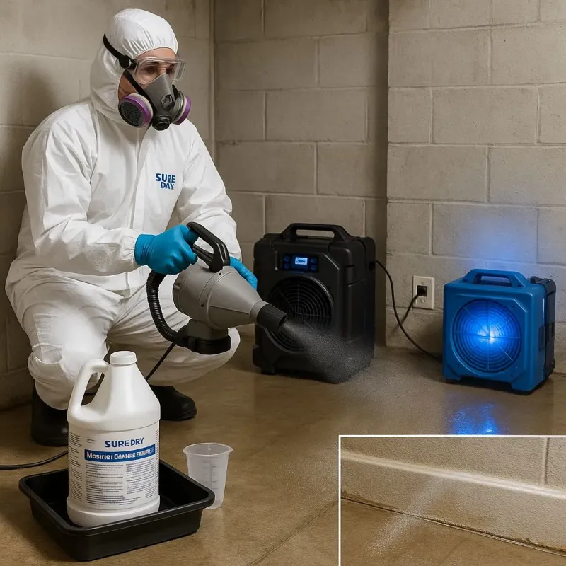 Sanitization and Odor Removal process in Shavertown, PA
