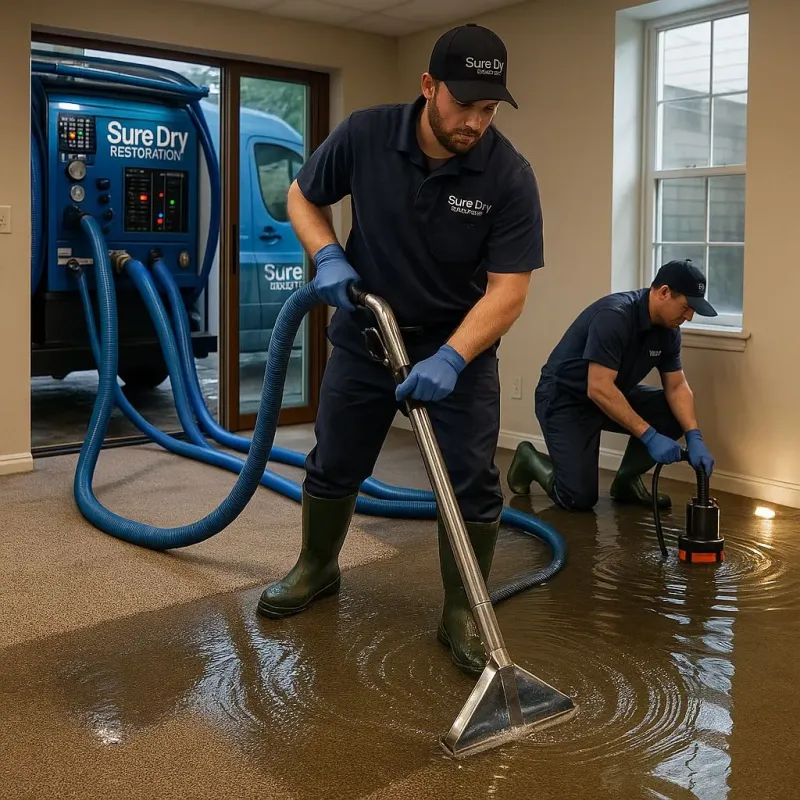 Water Extraction and Removal process in Shavertown, PA